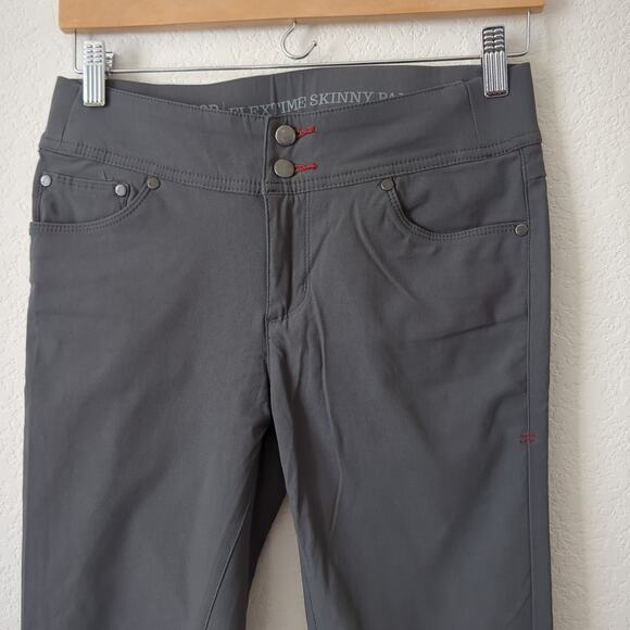 Toad & Co. Womens Pants Sz 4 Flex Time Skinny Gray Technical Performance Hiking - Picture 3 of 6